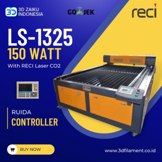 Zaiku Metal Cutting LS-1325 180 Watt Laser CO2 with Ruida Control - 130W RECI W6 MAX Power 150W
